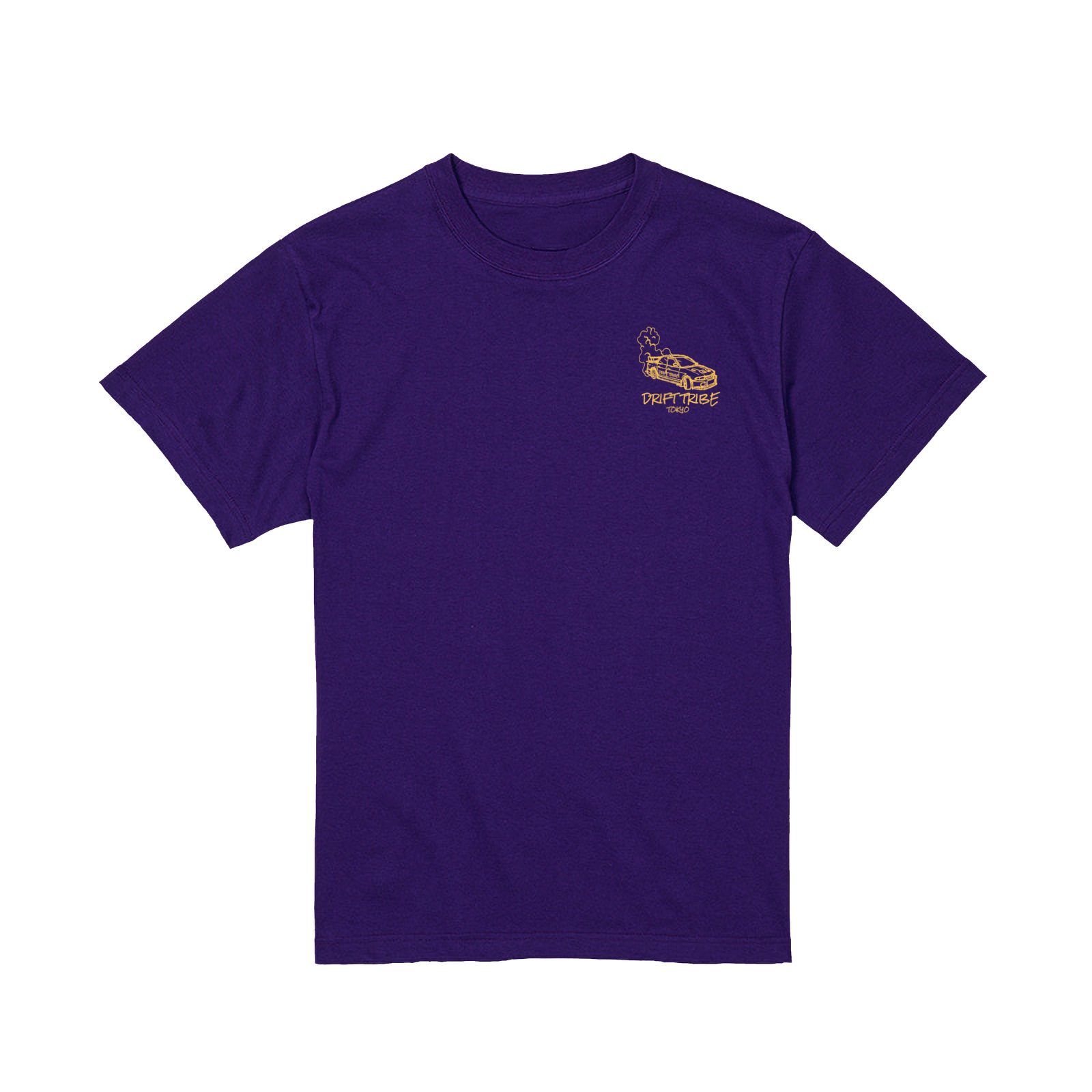 Purple DRIFT TRIBE Logo Printed T-Shirt – IDENTITY STORE JAPAN